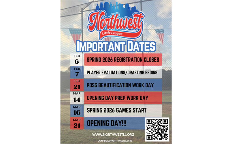 Spring 2026 Important Dates